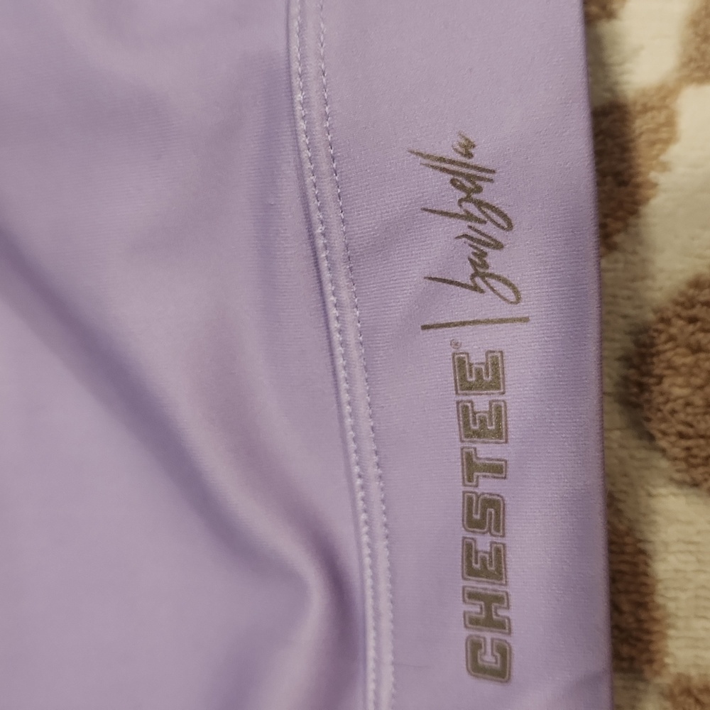 The Chestee Barbella Black and Purple Reversible Sports Bra - Picture 5 of 6